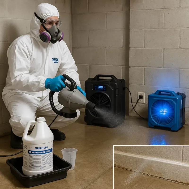 Sanitization and Odor Removal process in Dickinson, TX